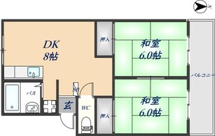 プレジール鹿野の物件間取画像